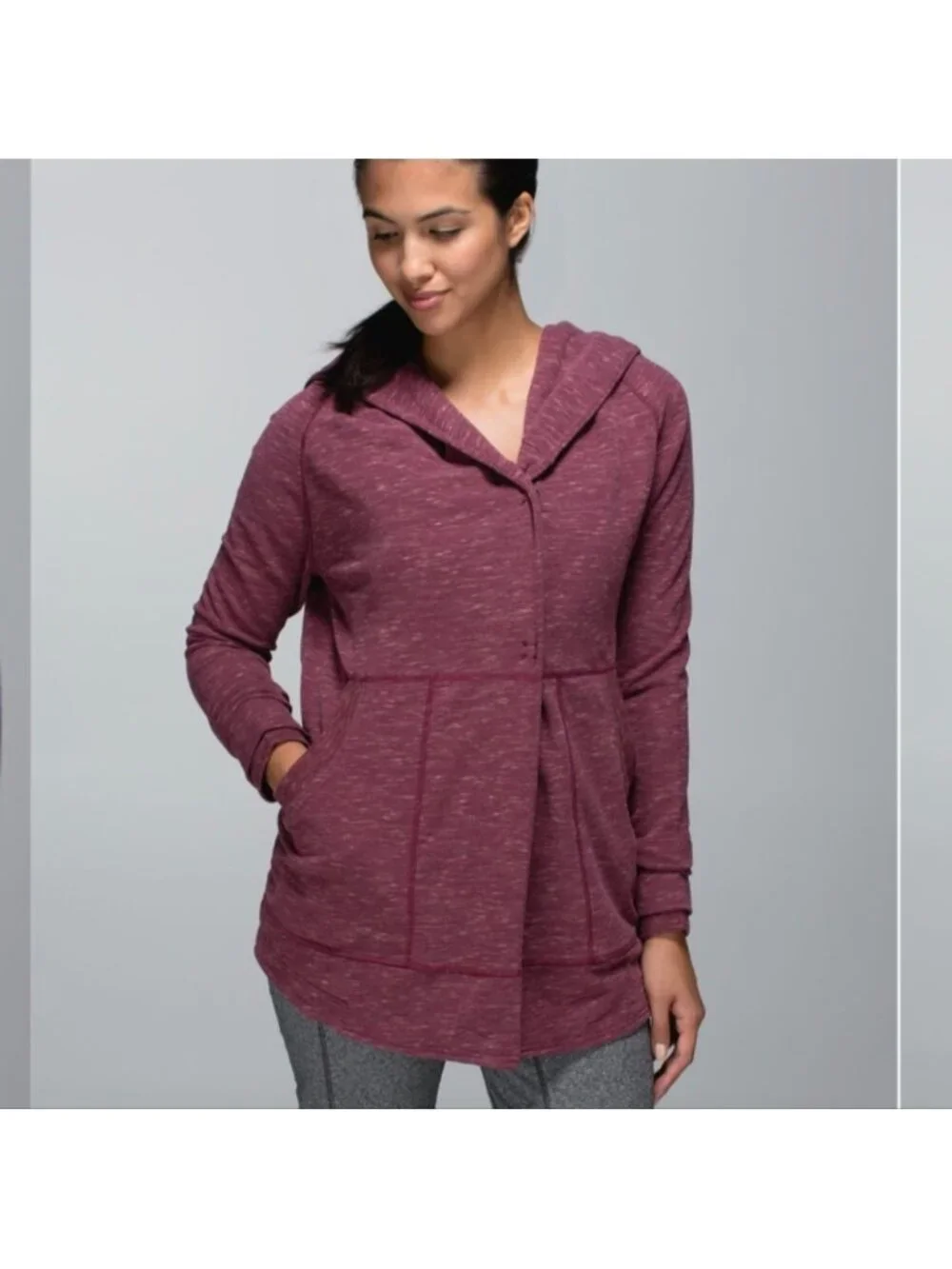 Lululemon Find Your Centre Wrap Heathered Marled Rust Berry